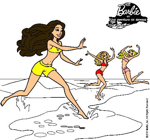 Barbie de regreso a la playa