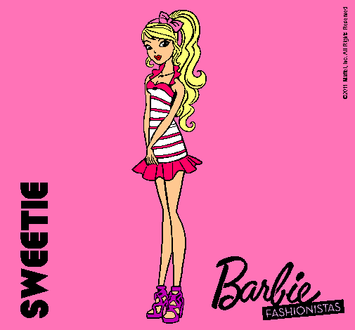Dibujo Barbie Fashionista 6 pintado por jesuca