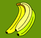 Dibujo Plátanos pintado por samuelito2