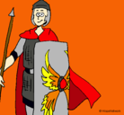 Dibujo Soldado romano II pintado por willen