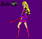 Dibujo Barbie la rockera pintado por javitaxx