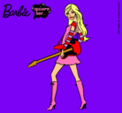 Dibujo Barbie la rockera pintado por sofia_