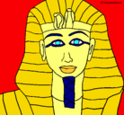 Dibujo Tutankamon pintado por LILIA1624