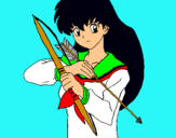 Dibujo Kagome pintado por irika-