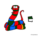 Dibujo Serpiente pintado por thiagomax