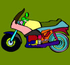 Dibujo Motocicleta pintado por  ODIL