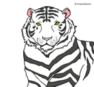 Dibujo Tigre pintado por usuar