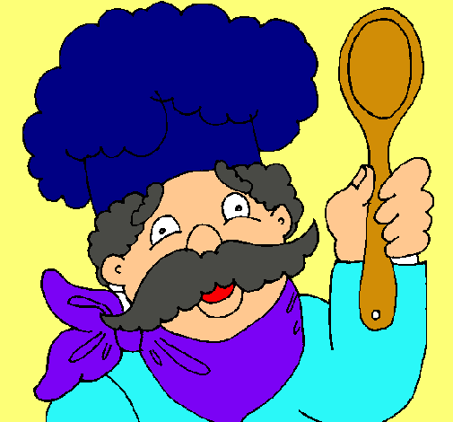 Chef con bigote