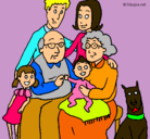 Dibujo Familia pintado por 542325