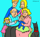 Dibujo Familia pintado por belen_diva_s