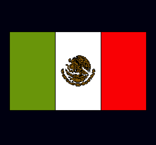 Dibujo México pintado por pinki