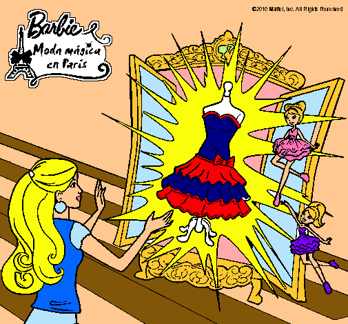 El vestido mágico de Barbie