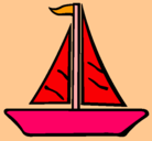 Dibujo Barco velero pintado por DELFIGOUEF