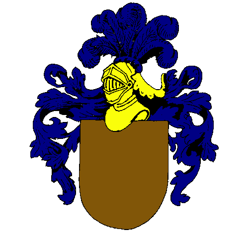 Escudo de armas y casco