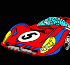 Dibujo Automóvil número 5 pintado por Picasso