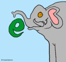 Dibujo Elefante pintado por Derek
