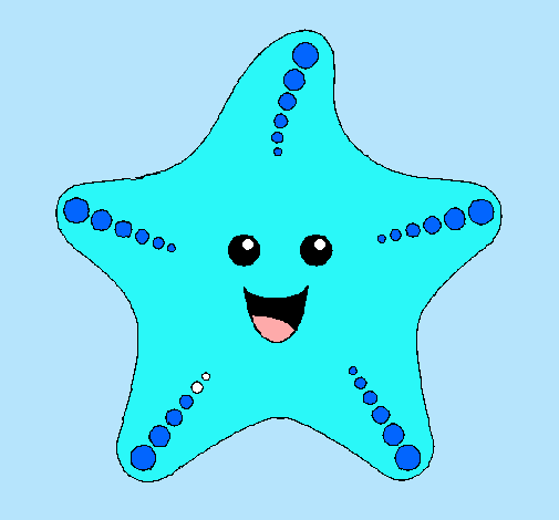 Dibujo Estrella de mar pintado por edersin