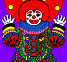 Dibujo Payaso disfrazado pintado por LaaChulaNewells