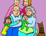 Dibujo Familia pintado por laiasa