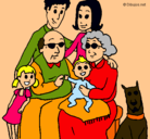 Dibujo Familia pintado por mikilon