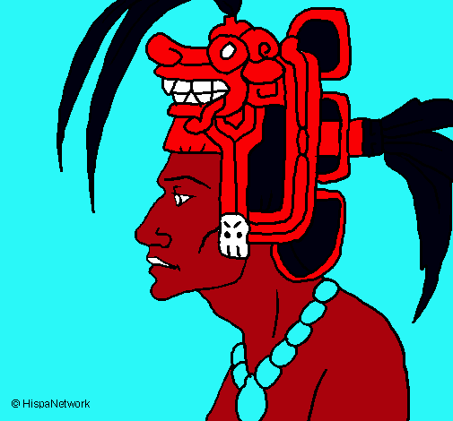 Dibujo Jefe de la tribu pintado por mariannnn
