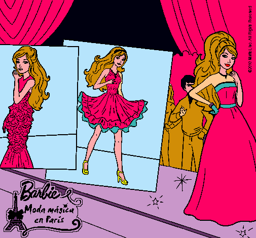 Barbie, desfilando por la pasarela