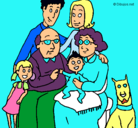 Dibujo Familia pintado por Amanda16