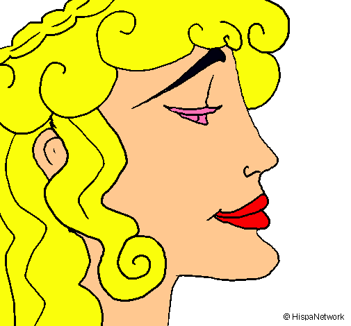 Dibujo Cabeza de mujer pintado por mariannnn