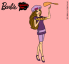 Dibujo Barbie cocinera pintado por franchu 