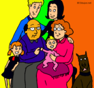 Dibujo Familia pintado por familia44