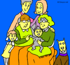 Dibujo Familia pintado por irika-