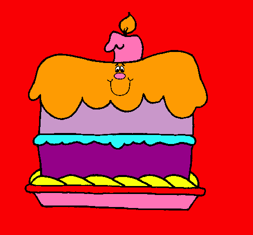 Pastel de cumpleaños