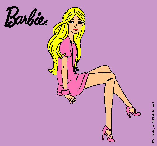 Barbie sentada