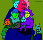 Dibujo Familia pintado por fiorelin
