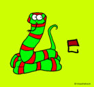 Dibujo Serpiente pintado por nicolay