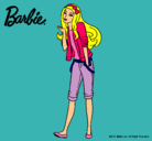 Dibujo Barbie con look casual pintado por pamelita6