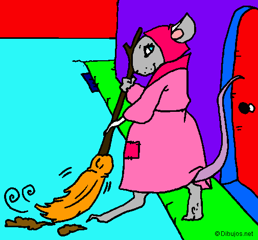 Dibujo La ratita presumida 1 pintado por catarinita10