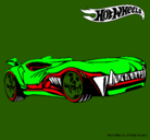 Dibujo Hot Wheels 3 pintado por pat22