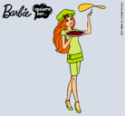Dibujo Barbie cocinera pintado por Alive