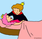 Dibujo La princesa durmiente y el príncipe pintado por princesitami