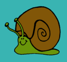 Dibujo Caracol  pintado por jajajajajaja