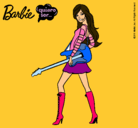 Dibujo Barbie la rockera pintado por franchu 