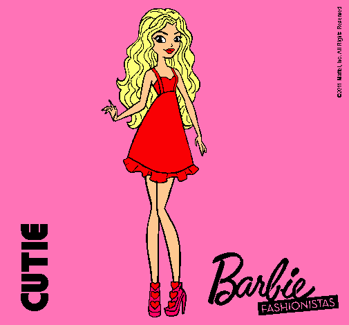Dibujo Barbie Fashionista 3 pintado por jesuca