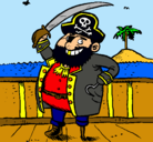 Dibujo Pirata a bordo pintado por hygt11