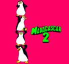 Dibujo Madagascar 2 Pingüinos pintado por nsmgdkgfsdfg