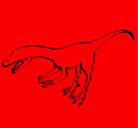 Dibujo Velociraptor II pintado por xdxdxdxdxdxd