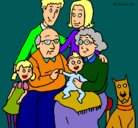 Dibujo Familia pintado por elsita1823