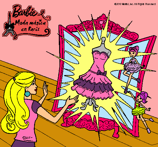 El vestido mágico de Barbie