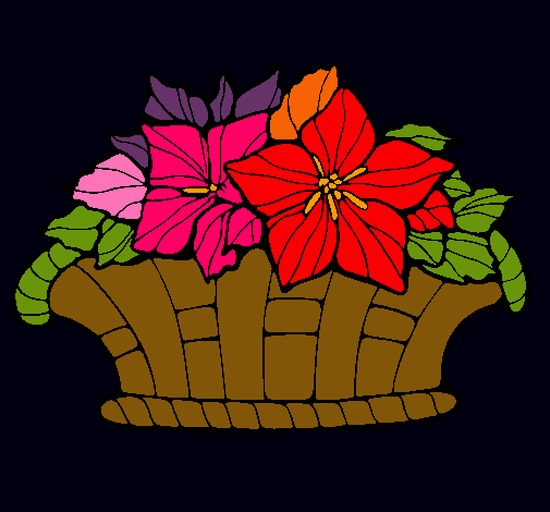 Cesta de flores 8