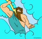 Dibujo Dios Zeus pintado por l0ove
